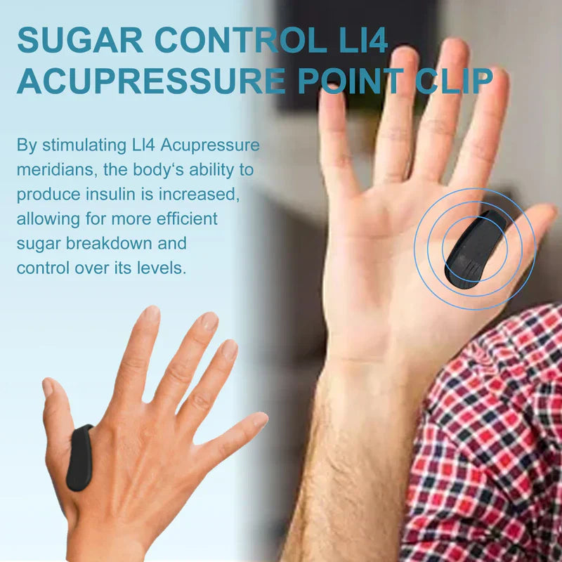 Sugar Control LI4 Acupressure Point Clip