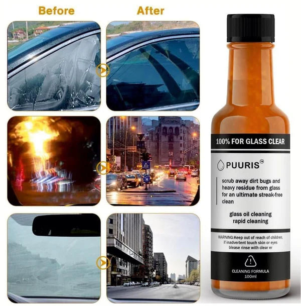 Windshield Car Glass Oil Film Cleaner 🔥{BUY 1 GET 1 FREE}🔥